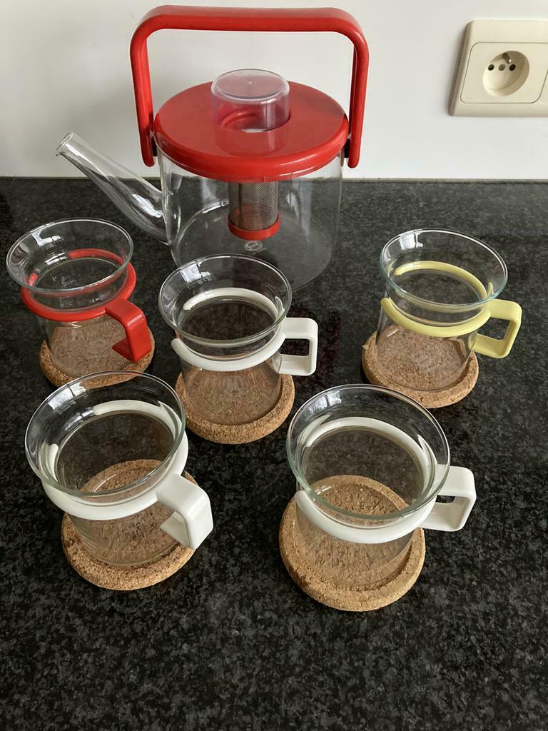 Theeservies, Huis en Inrichting, Ophalen, Zo goed als nieuw, Glas, Overige typen