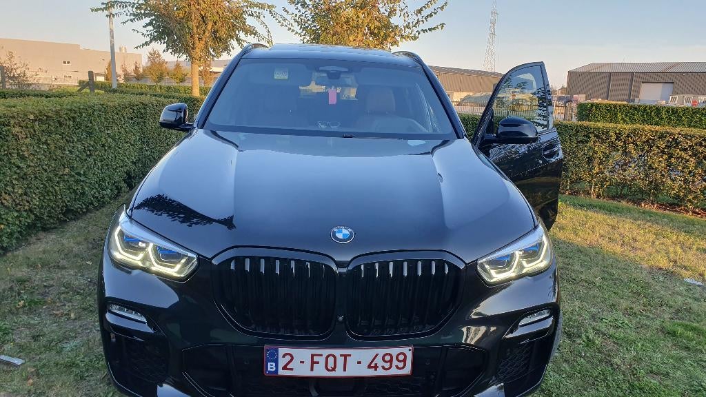 Blw x5 3.0d M-Pakket 7 plaats., Auto's, Automaat, 4 deurs, Zwart, Bruin