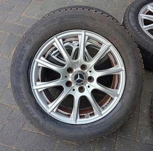 Winterbanden Mercedes C-Klasse TPMS W205 16inch 5X112 7mm❄️, Ophalen, Gebruikt, Mercedes-Benz