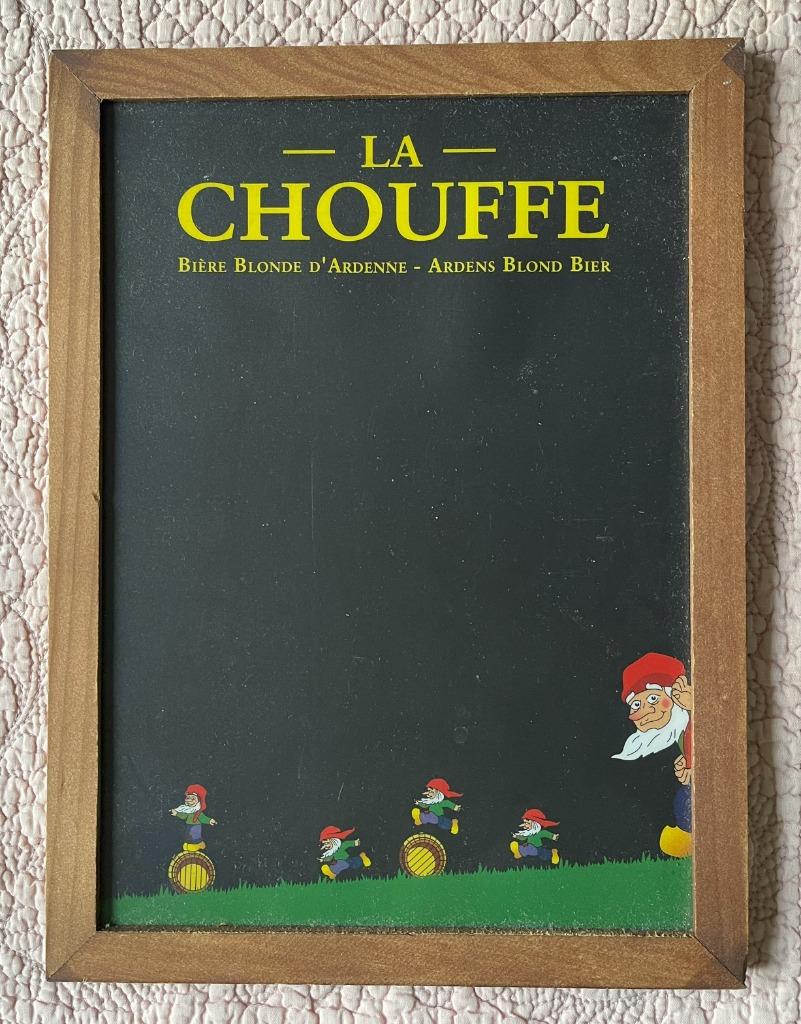 Reclamebordje La Chouffe, Ophalen of Verzenden