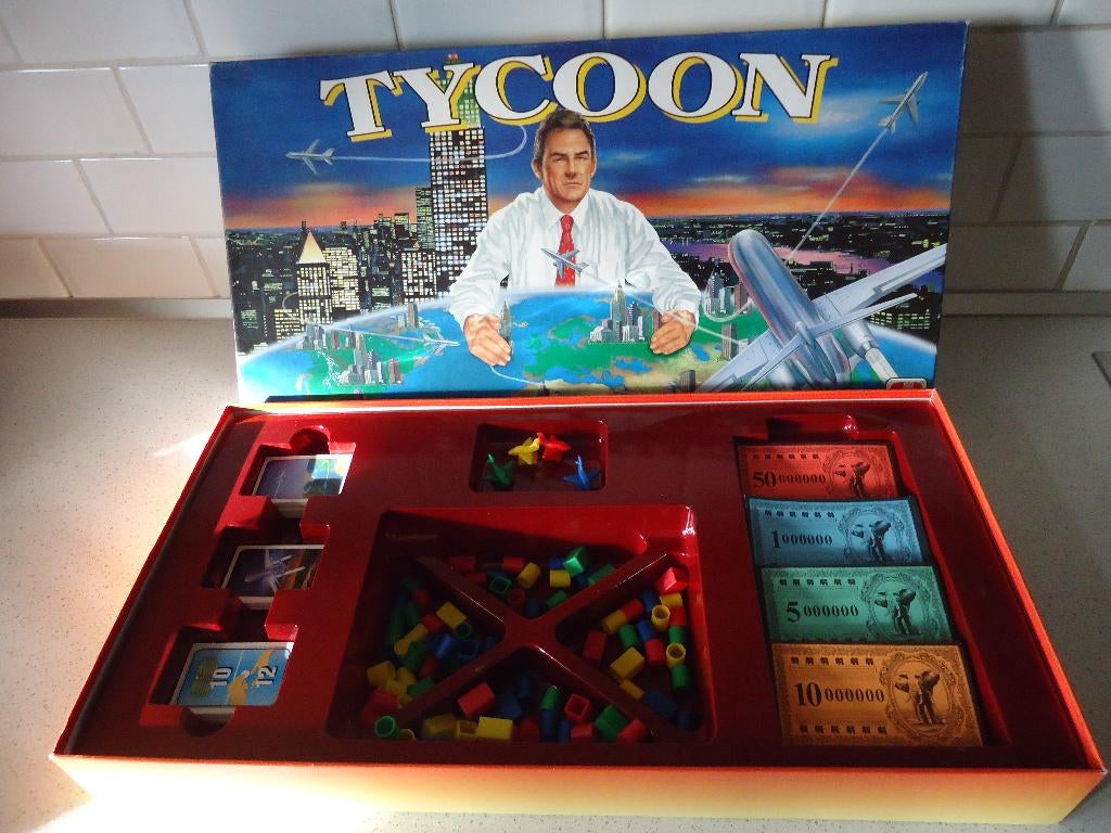 Vintage "Tycoon" van Jumbo in prima staat !, Vijf spelers of meer, Ophalen of Verzenden, Zo goed als nieuw, Jumbo