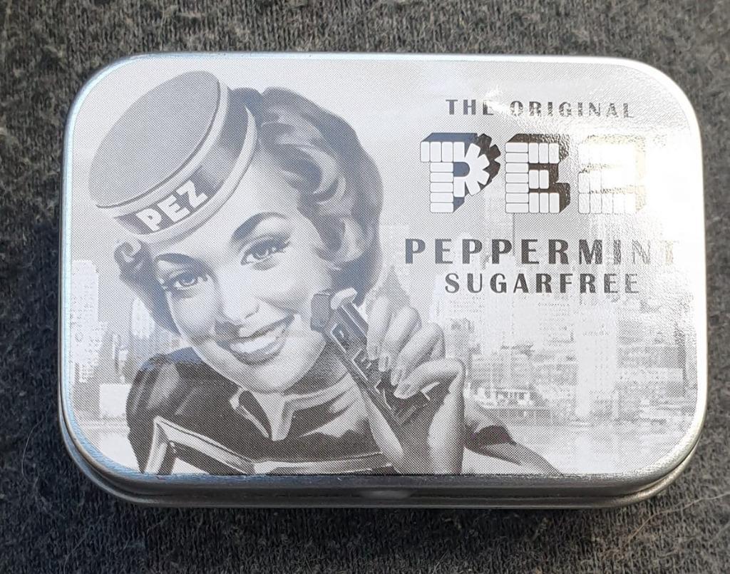 PEZ blikken doosje / PEZ pepermunt blikje / PEZ peppermint, Verzamelen, Ophalen of Verzenden, Zo goed als nieuw