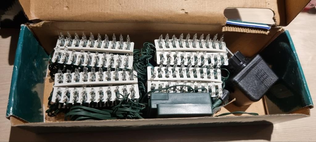 Kerstverlichting 160 lampen met transformator en 8 functies, Enlèvement ou Envoi, Utilisé