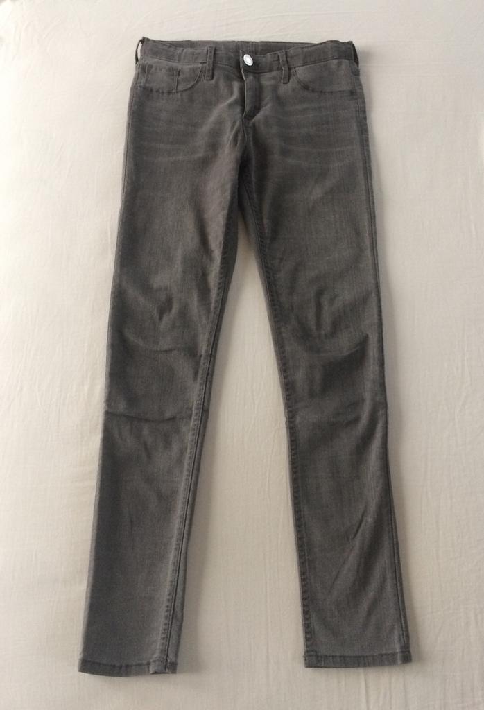 jeans broek skinny fit H&M 11-12 j 146 152 grijs, Kinderen en Baby's, Broek, Gebruikt, Meisje, H&M