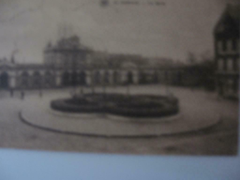 Oude ansichtkaart van station Ronse in 1937. Gestempeld, Ophalen of Verzenden, 1920 tot 1940, Gelopen, West-Vlaanderen