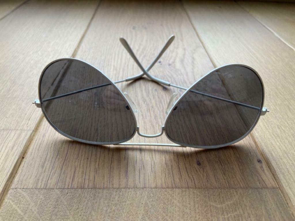 Lunettes pilote monture blanche et verres foncés, Enlèvement ou Envoi, Neuf, Blanc, Lunettes