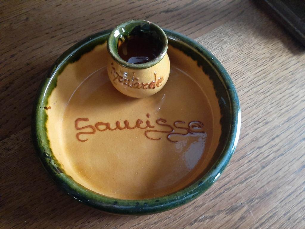 plat apéritif "saucisses + moutarde", Enlèvement ou Envoi