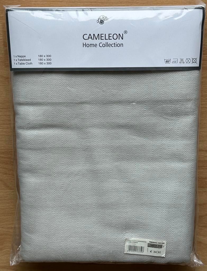 NEW! Nappe Table Cloth Cover - Cameleon Home Collection, Maison & Meubles, Enlèvement, Neuf, Rectangle