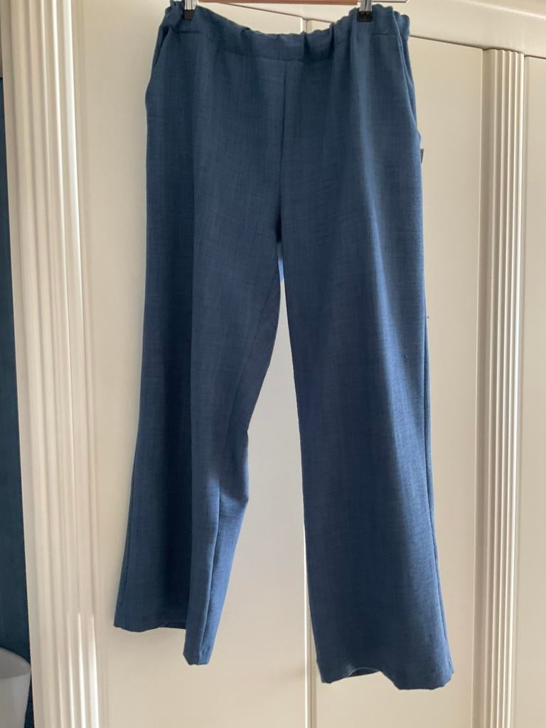 Blauwe broek maat 46 Nieuw!, Ophalen of Verzenden, Maat 46/48 (XL) of groter