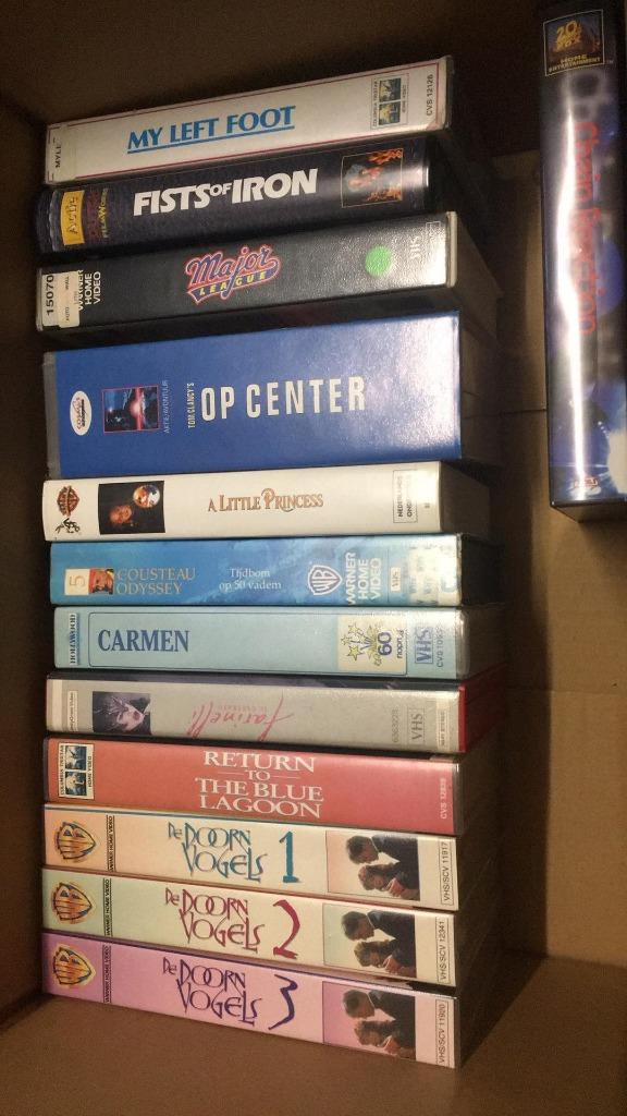 VHS: Lot allerlei 1 (zie foto's voor titels), Enlèvement ou Envoi, Comme neuf