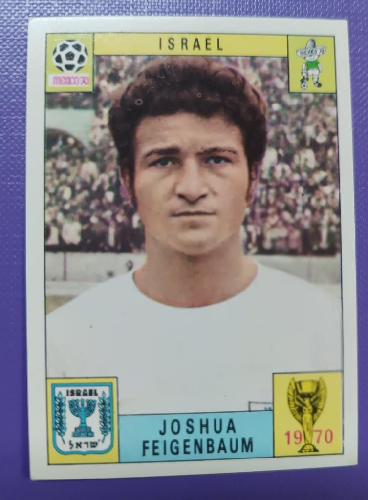 Carte Panini Coupe du monde foot 1970, Mexique70 FEIGENBAUM, Envoi, Image