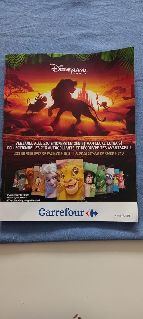Stickerboek Carrefour volledig, Enlèvement ou Envoi, Comme neuf
