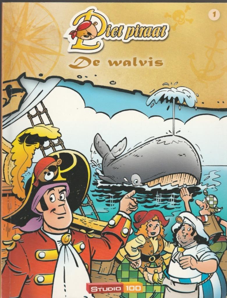 Piet Piraat 1 + Piet Piraat Verzamelbox met nummers 1 t/m 6, Ophalen of Verzenden, Zo goed als nieuw