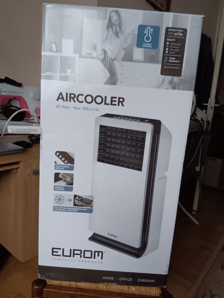 Te koop. Aircooler, Electroménager, Ventilateurs, Enlèvement, Ventilateur avec télécommande, Comme neuf, Ventilateur tour