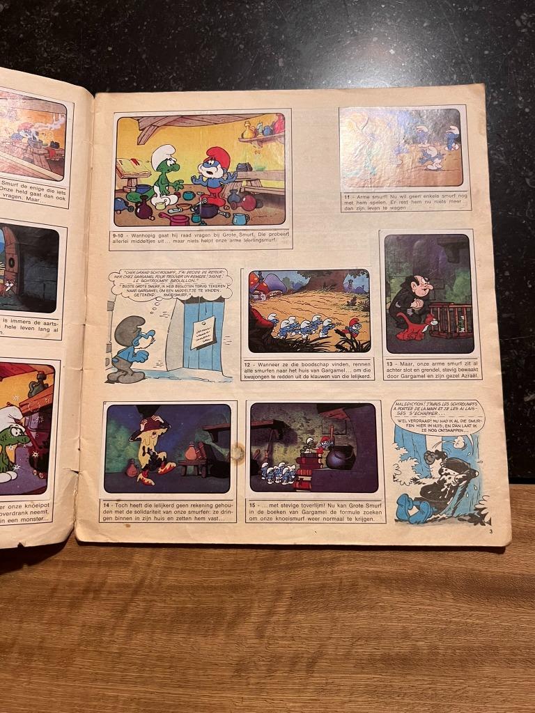 Panini boek: De Smurfen / LEs Schtroumpfs - Peyo, Gebruikt, Verschillende Smurfen, Geen idee, Overige typen