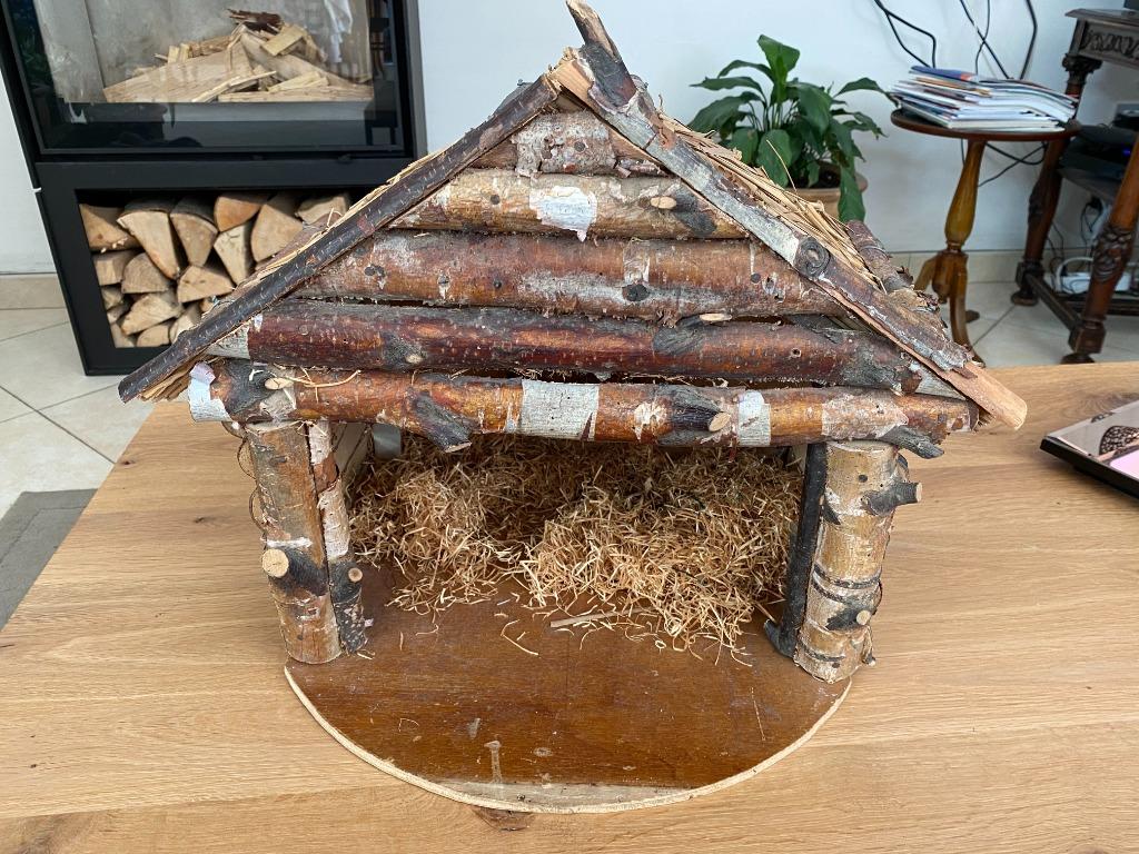 Authentieke houten kerststal, Diversen, Kerst, Ophalen, Gebruikt
