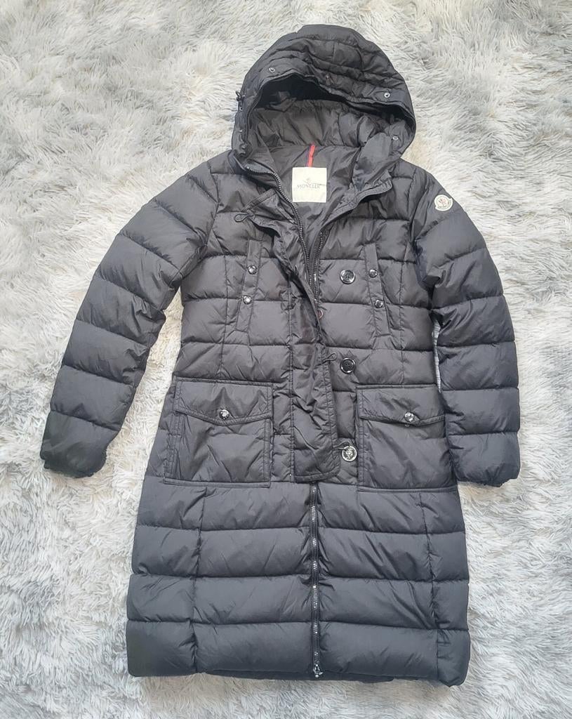 Moncler Genevrier/Khloe donsjack — Dames — Maat 1 (S), Kleding | Dames, Jassen | Winter, Zwart, Moncler, Ophalen of Verzenden