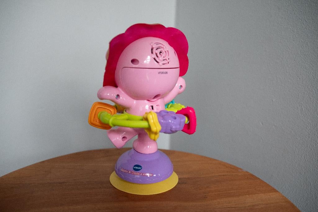 VTech Baby Draai & Dans Leeuw roze, Ophalen, Gebruikt, Overige typen, Met licht
