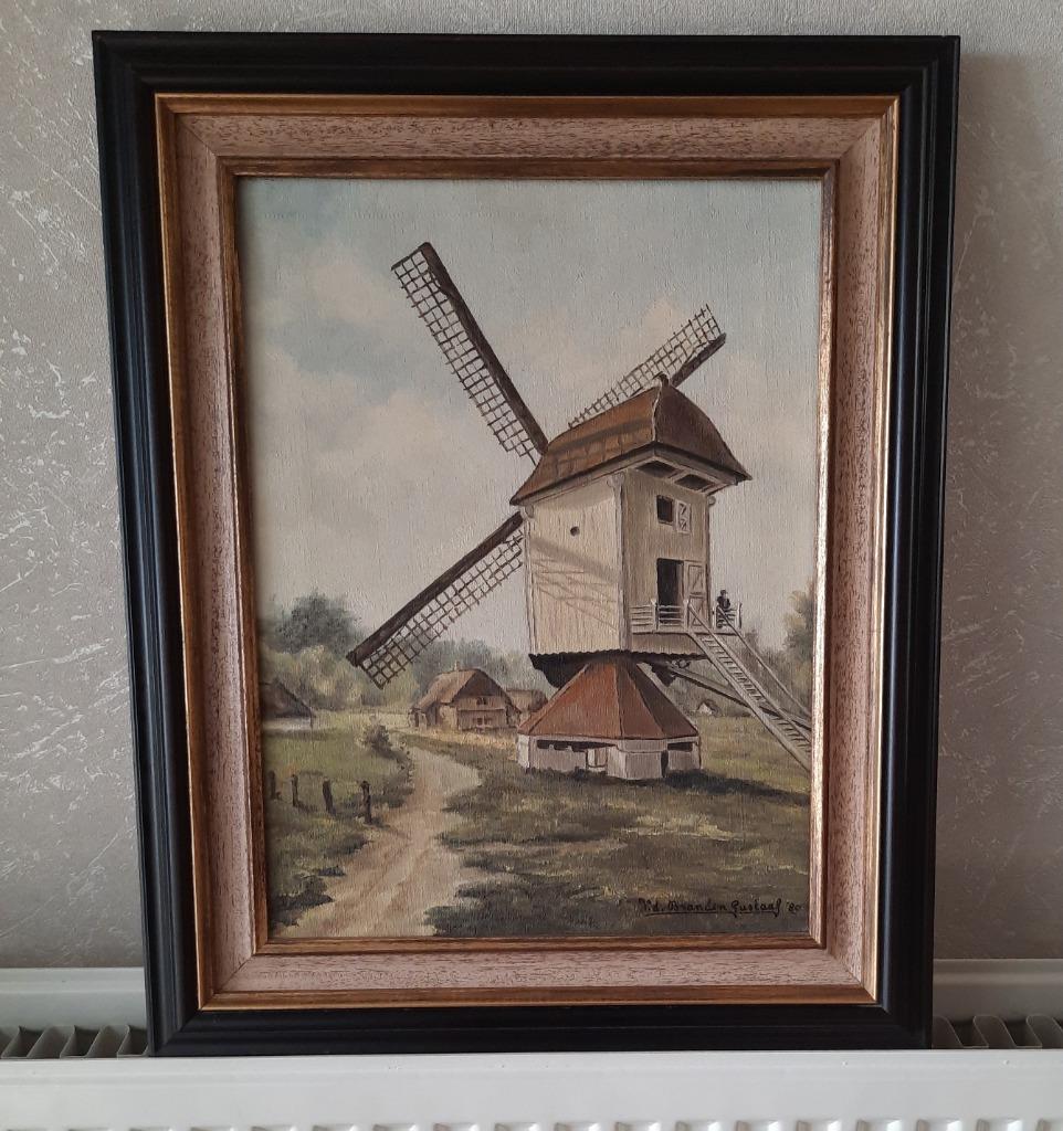 schilderij Van den Branden Gustaaf Hamme, Antiek en Kunst, Ophalen
