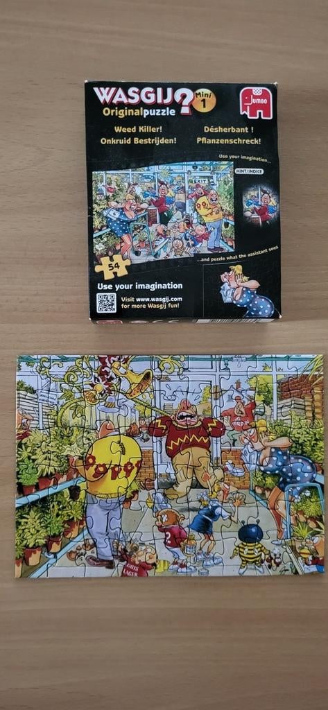 Un casse-tête pour désherber ! , Wasgij Jumbo, 54 pièces, Enlèvement ou Envoi, Moins de 500 pièces, Comme neuf, Puzzle