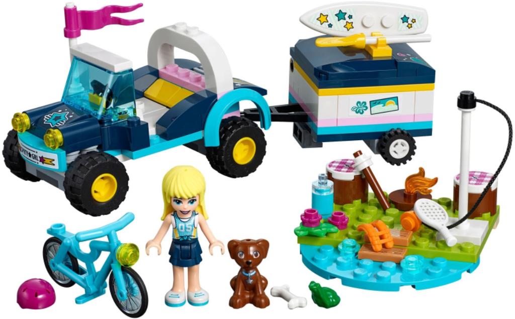 Lego Friends 41364 Stephanie's Buggy & Trailer, Ophalen, Zo goed als nieuw, Complete set, Lego