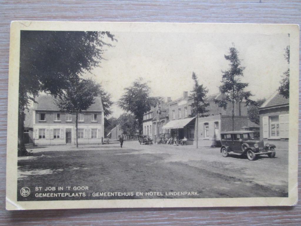 oude postkaart Sint-Job in 't Goor, Verzenden