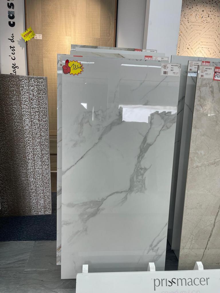 ✅Carrelage marbré 60x120 & 60x60 POLI rectifié 1er choix ‼️, Enlèvement