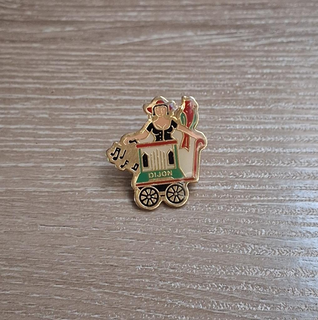 PIN - DIJON - FRANCE - FRANKRIJK, Envoi, Utilisé, Ville ou Campagne, Insigne ou Pin's