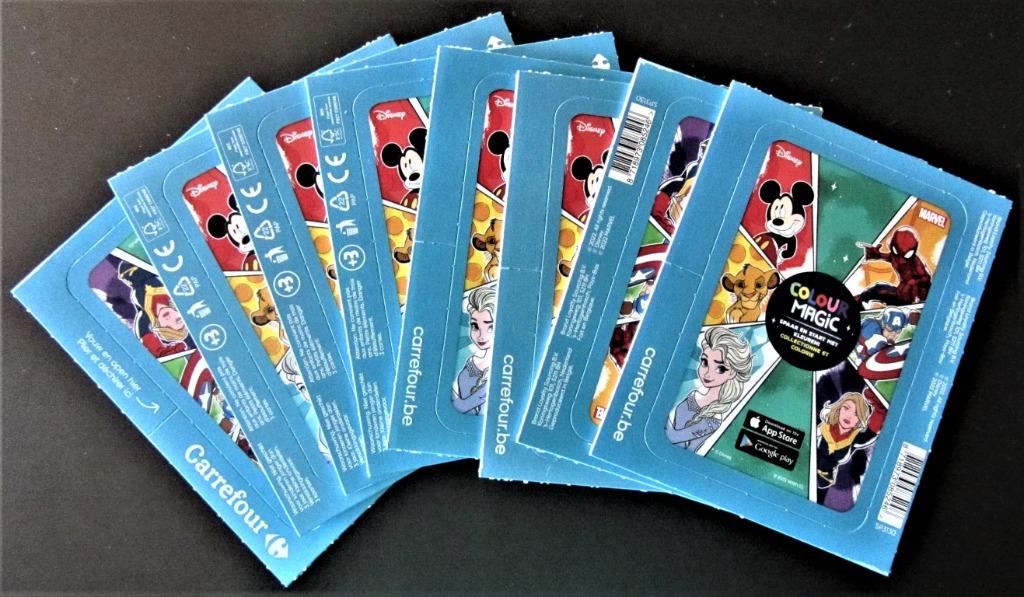 PRENTJES DISNEY CARREFOUR, Verzamelen, Ophalen of Verzenden, Nieuw