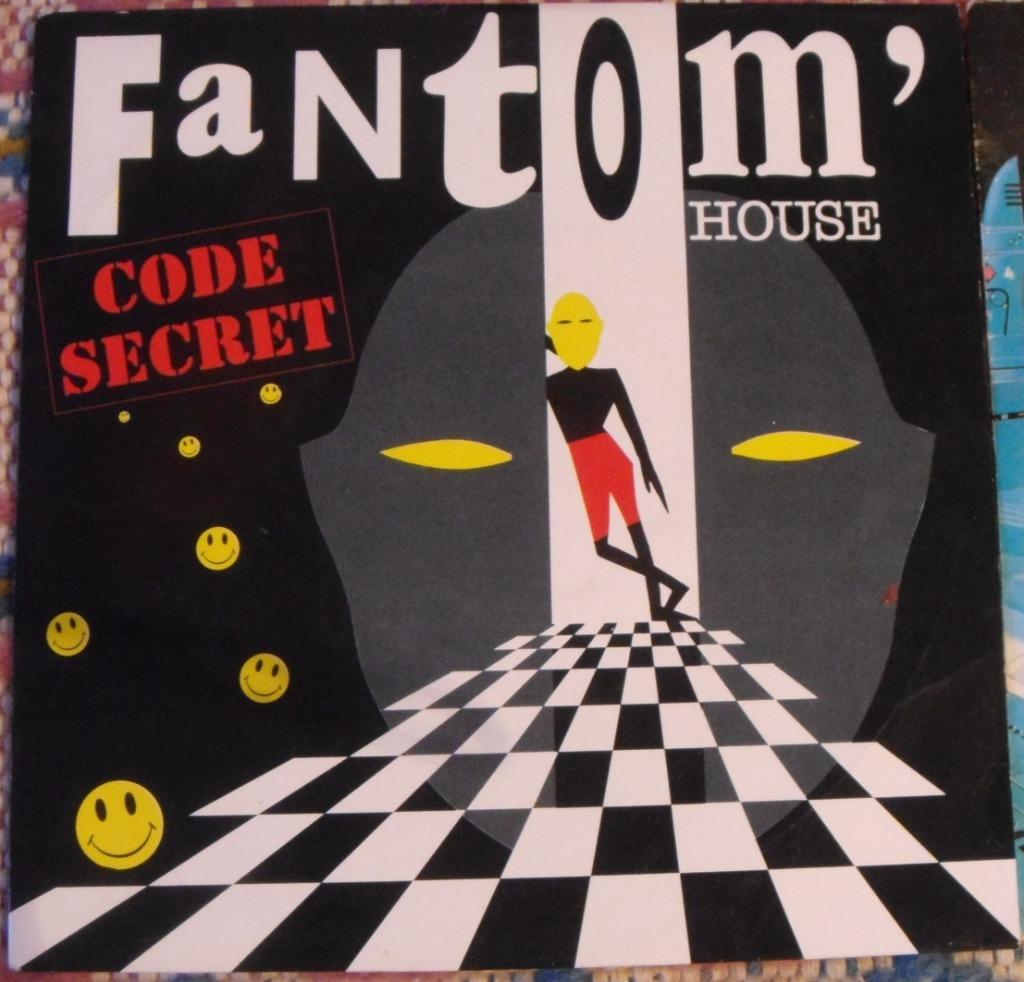 Disque SP 45T 7" - Code Secret ‎– Fantom'house, 1989, Enlèvement ou Envoi, Utilisé, Pop