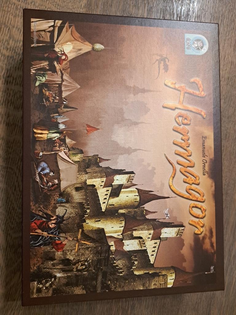 Bordspel Hermagor van QWG Games, Hobby en Vrije tijd, Gezelschapsspellen | Bordspellen, Ophalen of Verzenden, Zo goed als nieuw