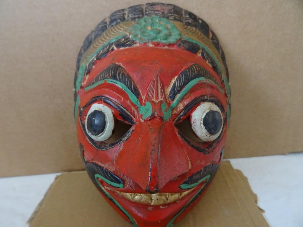 Masker Indonesië Indonesisch masker vintage houten masker, Ophalen of Verzenden