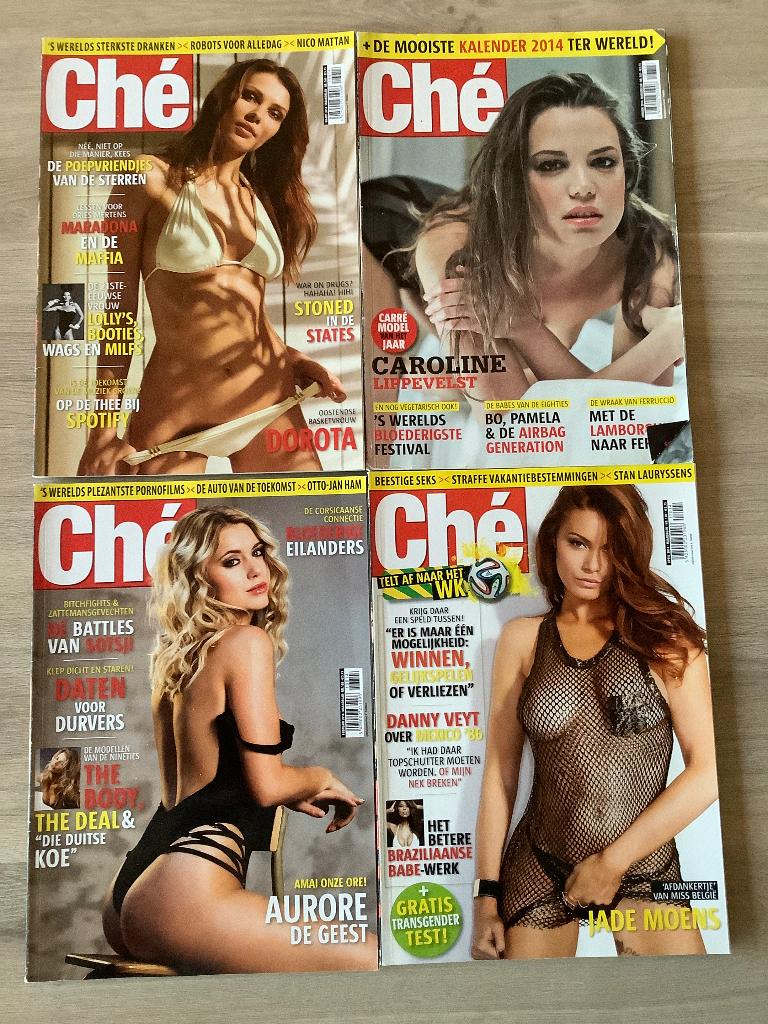 Ché Magazines ( mannenblad ) Jaar 2014, Boeken, Tijdschriften en Kranten, Ophalen of Verzenden, Zo goed als nieuw, Overige typen