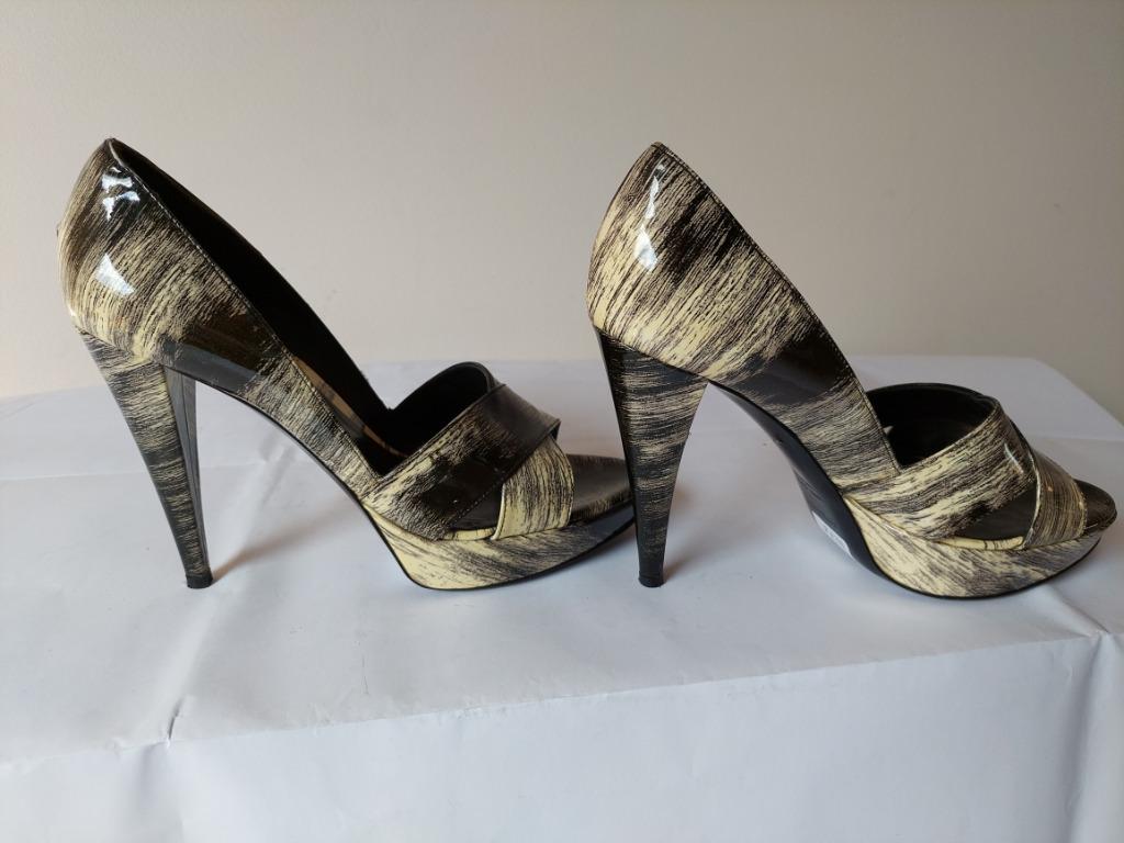 927B* SERGIO ROSSI escarpins luxe tout cuir (37,5), Sergio Rossi, Autres couleurs, Escarpins, Comme neuf