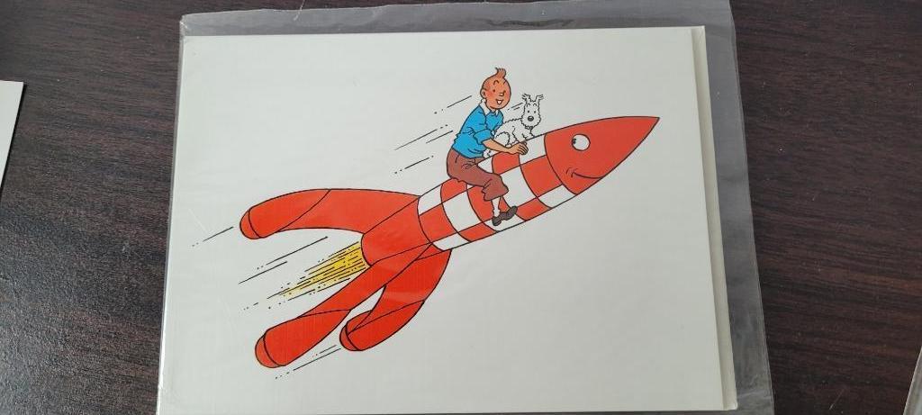 Collection de cartes postales Tintin, Enlèvement, 1980 à nos jours, Non affranchie, Autres thèmes