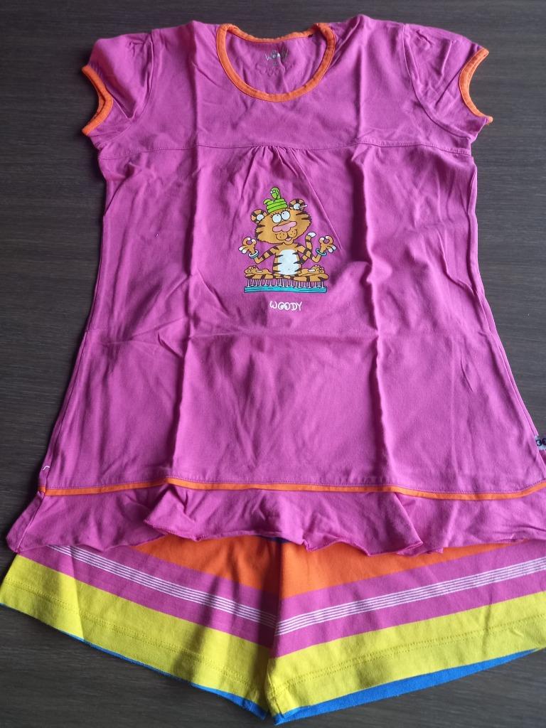 Pyama zomer meisje, merk: woody, maat: 12 jaar, Enlèvement ou Envoi, Vêtements de nuit ou Sous-vêtements, Utilisé, Fille