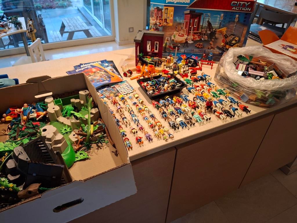 Hele verzameling Playmobil incl 80 mannetjes, Ophalen of Verzenden