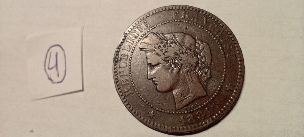 10 centimes Ceres 1881 A Frankrijk, Ophalen of Verzenden, Frankrijk