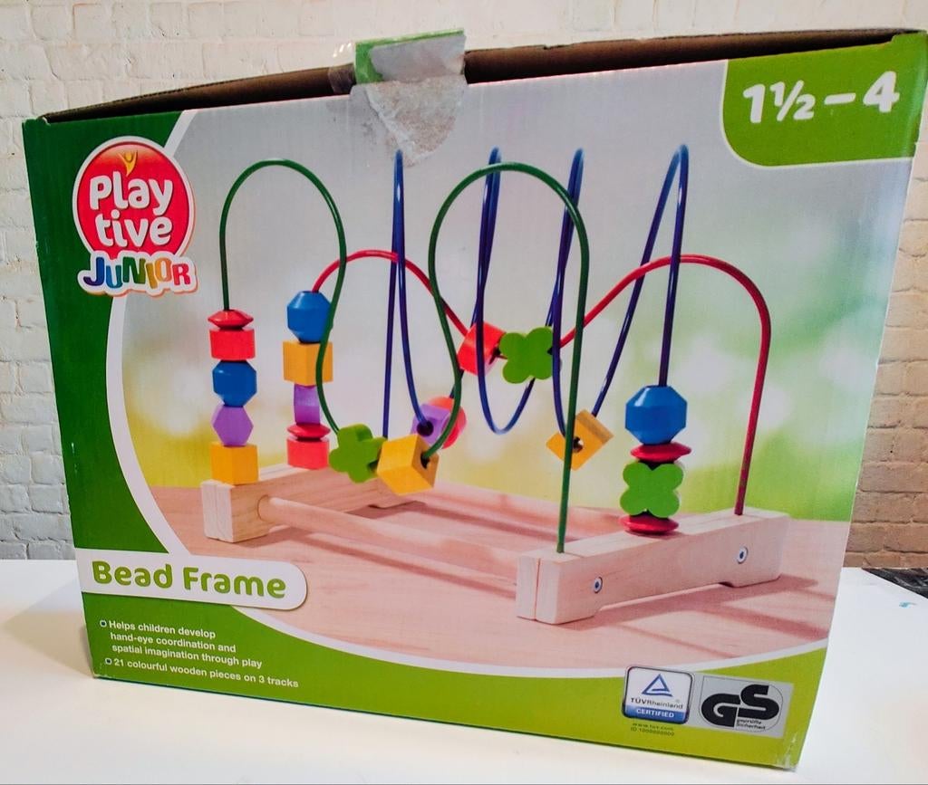 Playtive JUNIOR Educatief houten speelgoed - Motorieke lus, Ophalen, Zo goed als nieuw, Duw- of Trekspeelgoed