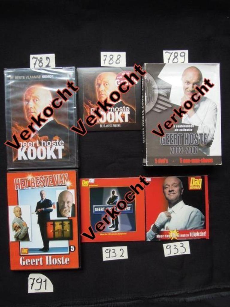 DVD Geert Hoste verzameling, Alle leeftijden, Ophalen of Verzenden, Gebruikt, Stand-up of Theatershow
