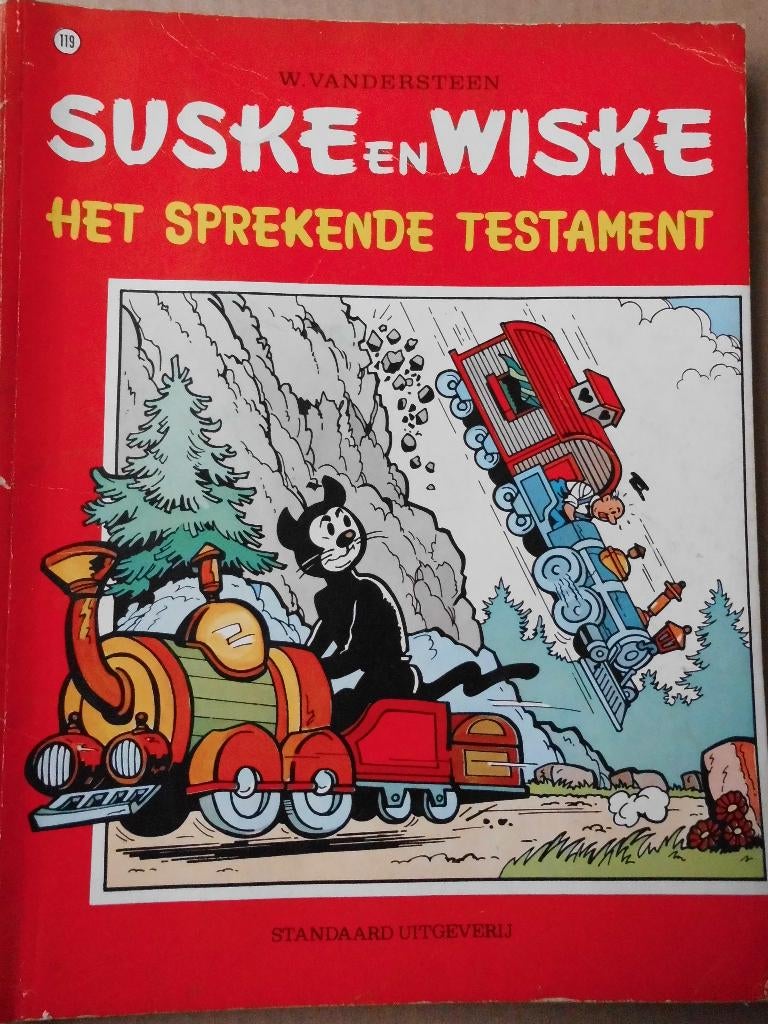 Suske en Wiske - Het sprekende testament, Boeken, Stripverhalen, Gelezen, Willy Vandersteen, Eén stripboek, Ophalen of Verzenden