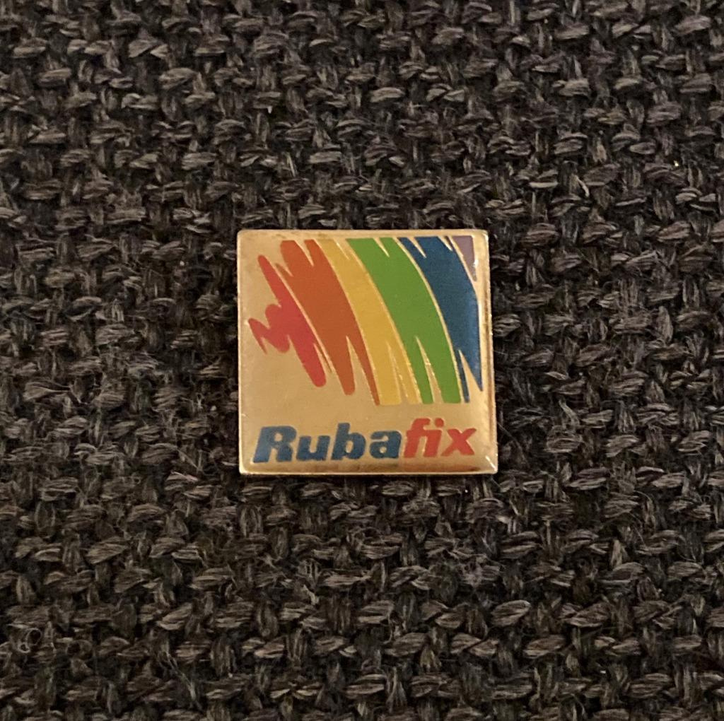 PIN - RUBAFIX - LIJM - COLLE, Envoi, Utilisé, Marque, Insigne ou Pin's