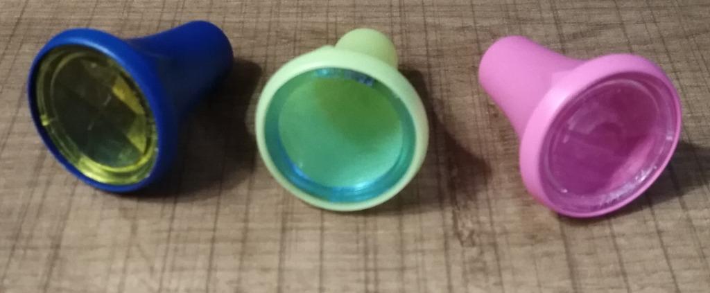 3 miniatuurfiguurtjes: caleidoscoop (Kindersurprise 1994), Ophalen of Verzenden, Gebruikt