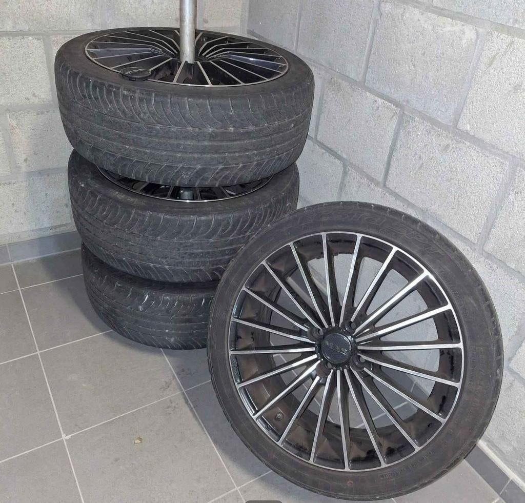 Velgen met banden 205/45/17 inch, steek 4x100 of 4x98/ET40, Auto-onderdelen, Banden en Velgen, Ophalen, 17 inch, Band(en)