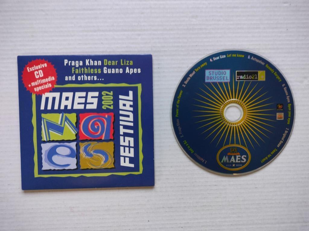 CD Maes festival 2002 + VTM Soapband  Mexic Alora Music 1997, Verzenden, Gebruikt, Pop, Promo