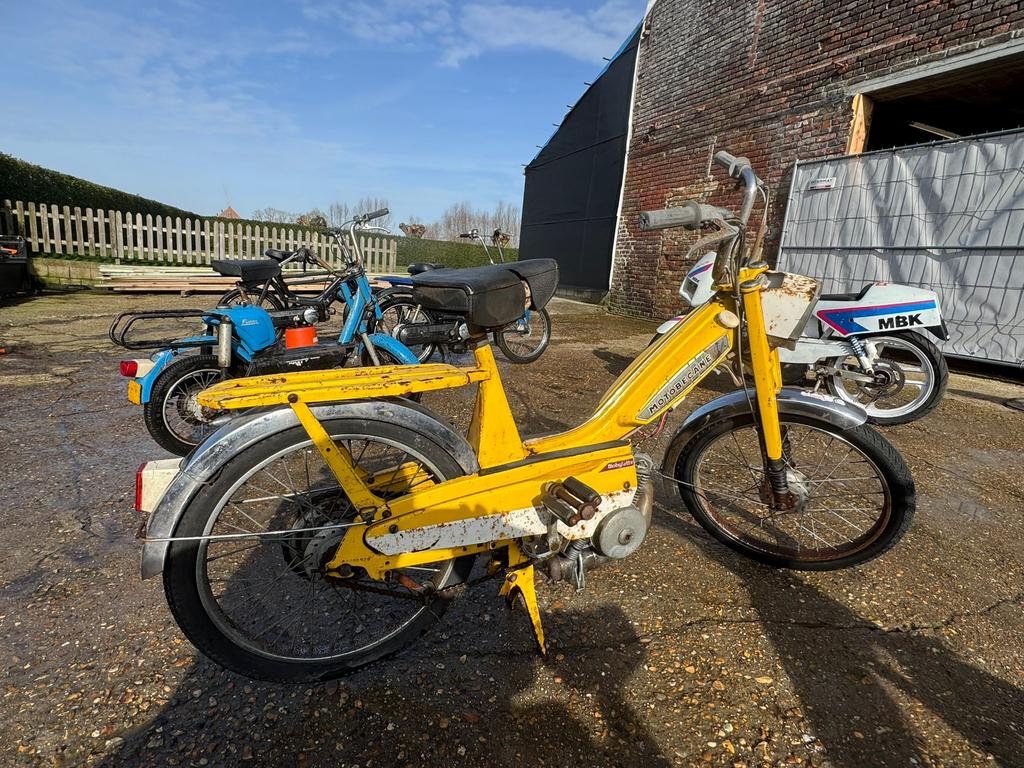 Motorbecane project, Ophalen, Gebruikt