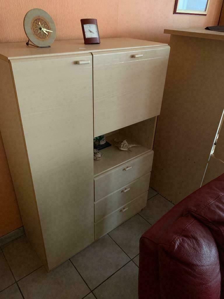 meuble bar verrière, 25 à 50 cm, Comme neuf, 100 à 150 cm, 100 à 150 cm