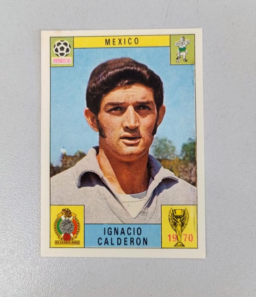 Panini Mexico 70: Mexico - Ignacio Calderon. Nooit gekleefd., Ophalen of Verzenden, Zo goed als nieuw