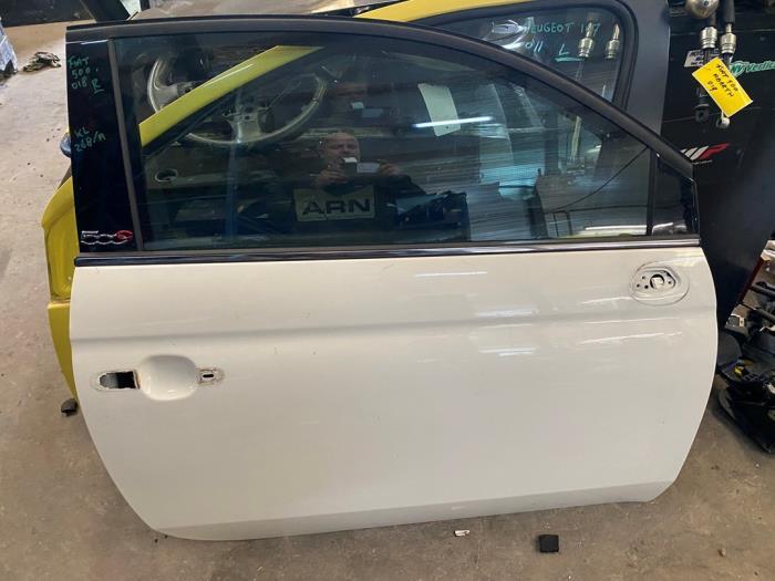 Portière 2portes droite d'un Fiat 500 (268A), -, 3 mois de garantie, Utilisé, Porte