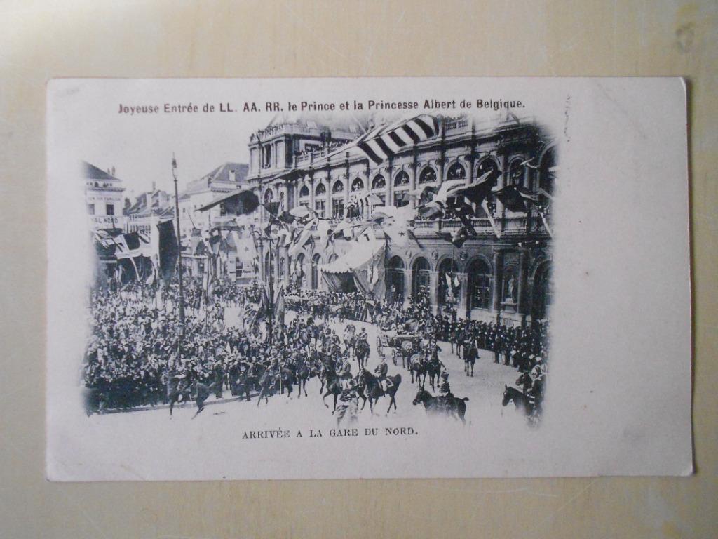 Joyeuse entrée de leurs altesses royales, Collections, Cartes postales | Belgique, Enlèvement ou Envoi, Avant 1920, Non affranchie